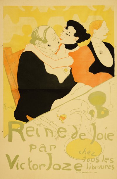 喜びの女王 作： Henri de Toulouse-Lautrec