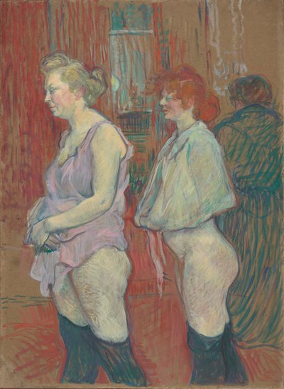 ムーラン通り、1894年 作： Henri de Toulouse-Lautrec