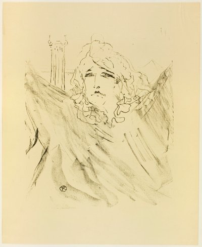Treize Lithographys の Sarah Bernhardt 作： Henri de Toulouse-Lautrec