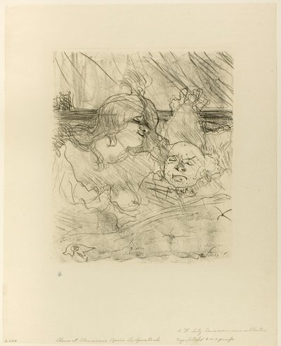 誘惑 作： Henri de Toulouse-Lautrec