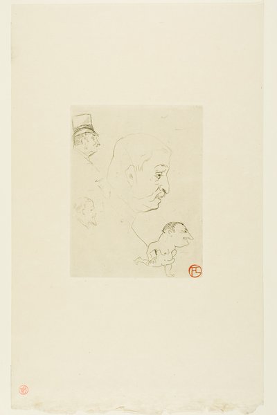 スケッチ 作： Henri de Toulouse-Lautrec