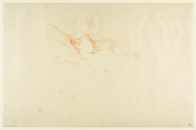 寝る 作： Henri de Toulouse-Lautrec