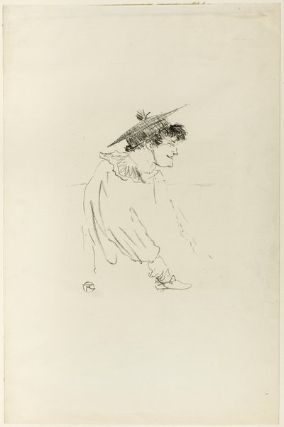 スモール・イングリッシュ・ガール（ミス・ドリー） 作： Henri de Toulouse-Lautrec