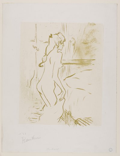 女性の研究 作： Henri de Toulouse-Lautrec