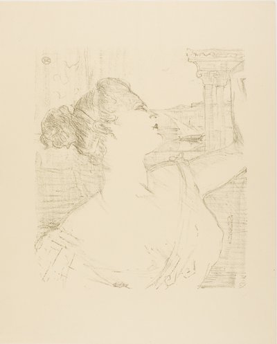 シビル・サンダーソン 「13 のリトグラフ」より 作： Henri de Toulouse-Lautrec