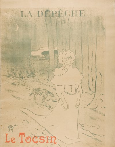 シャトレーヌ（ル・トクシン 作： Henri de Toulouse-Lautrec