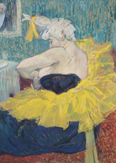 チュチュのクロウネスチャウカオ 作： Henri de Toulouse Lautrec