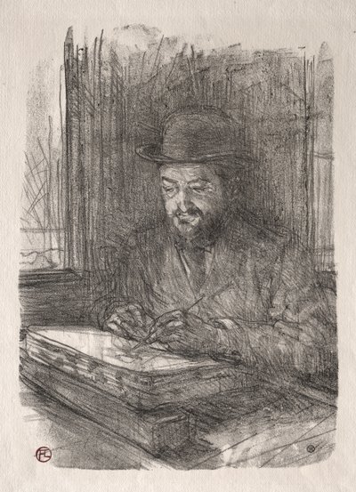 優れたリトグラファー 作： Henri de Toulouse-Lautrec
