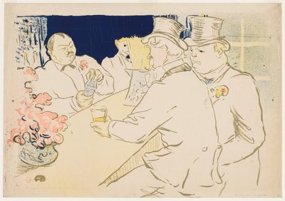 アイルランドとアメリカのバー、Rue Royale 作： Henri de Toulouse-Lautrec