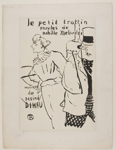 おつかい少女 作： Henri de Toulouse-Lautrec