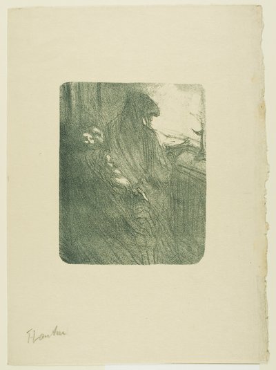 デジレ・ディオーのメロディーより、オールド・フラート 作： Henri de Toulouse-Lautrec