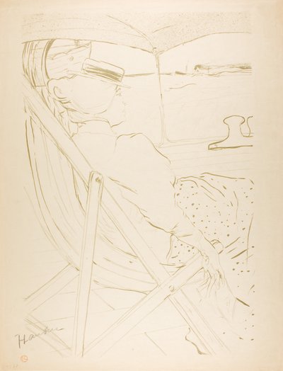 54番キャビンの乗客、あるクルーズ 作： Henri de Toulouse Lautrec