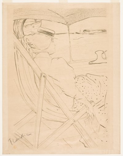 54の乗客 作： Henri de Toulouse-Lautrec