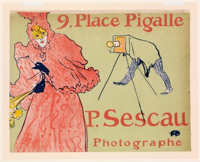 写真家セスコー 作： Henri de Toulouse-Lautrec