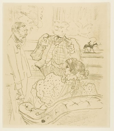 誓約 作： Henri de Toulouse-Lautrec