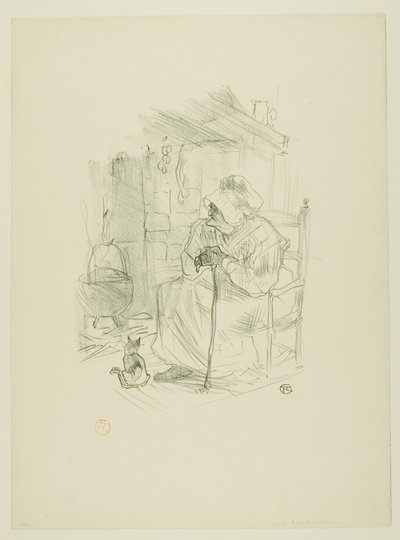 デジレ・ディオーのメロディー」より「秘密 作： Henri de Toulouse-Lautrec