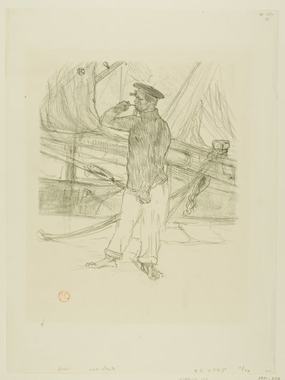デジレ・ディオーのメロディーズより「ニシンの燻製」 作： Henri de Toulouse-Lautrec