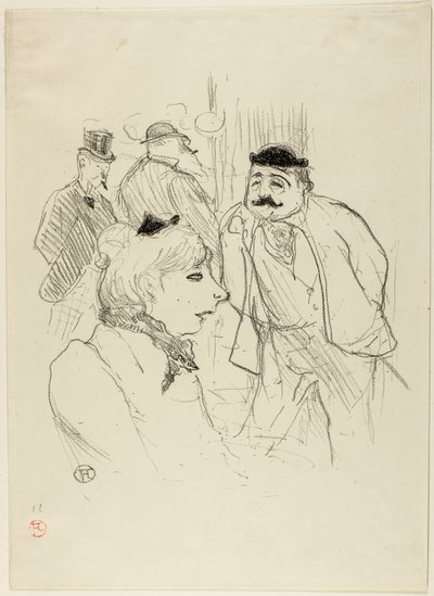 ストーク - ムーラン・ルージュ 作： Henri de Toulouse-Lautrec