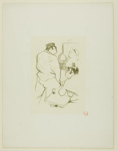 グルネルの恐怖 作： Henri de Toulouse-Lautrec