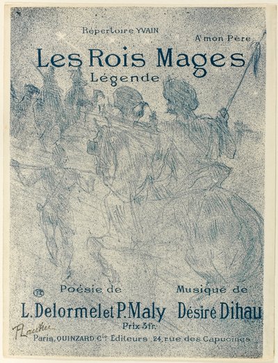 三賢者 作： Henri de Toulouse-Lautrec