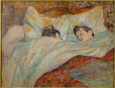 ベッド 作： Henri de Toulouse-Lautrec