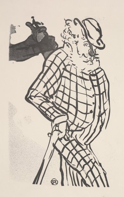 無題（リト） 作： Henri de Toulouse Lautrec