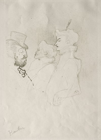 なぜだめですか？ 一度は習慣にならない 作： Henri de Toulouse-Lautrec