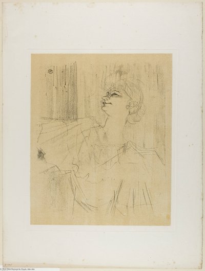 イヴェット・ギルバート—メニルモンタン・ド・ブリュアン、『イヴェット・ギルバート』より 作： Henri de Toulouse-Lautrec