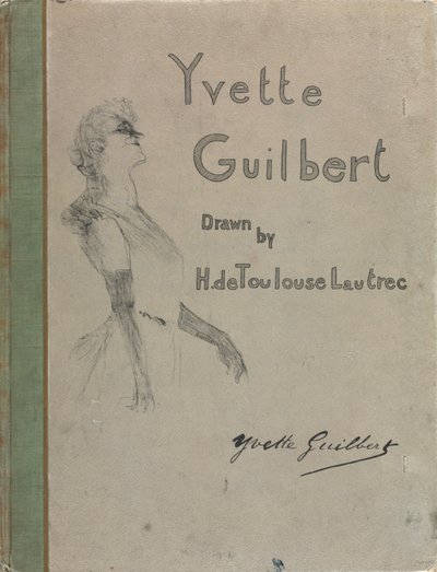 Yvette Guilbert-英語シリーズ 作： Henri de Toulouse-Lautrec