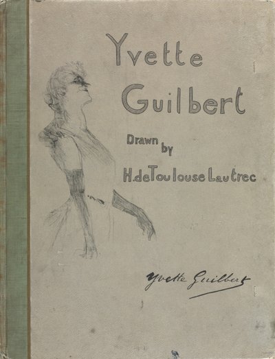 Yvette Guilbert-English シリーズ: 表紙 作： Henri de Toulouse-Lautrec