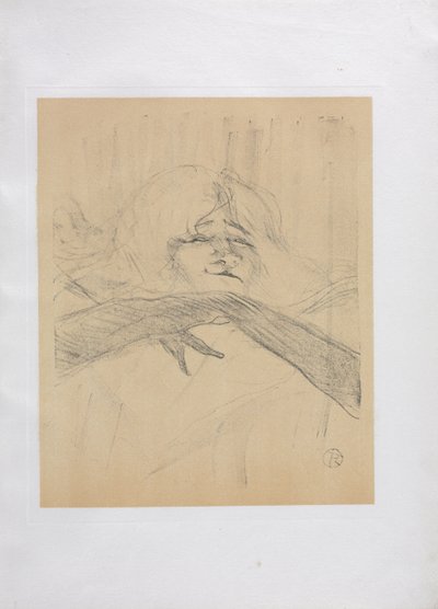 Yvette Guilbert-English シリーズ: Linger Longer Loo 作： Henri de Toulouse-Lautrec
