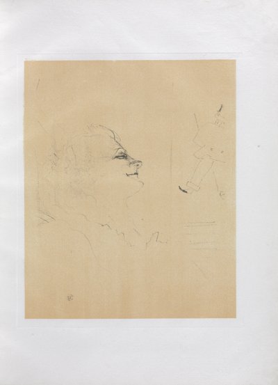 Yvette Guilbert-English シリーズ: Pessima 作： Henri de Toulouse-Lautrec