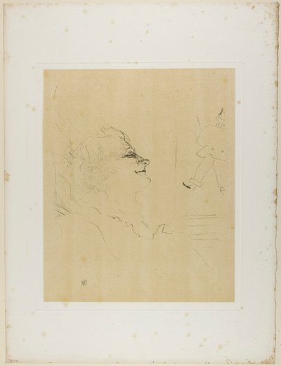 イヴェット・ギルバート—イヴェット・ギルバートのペシマ 作： Henri de Toulouse-Lautrec