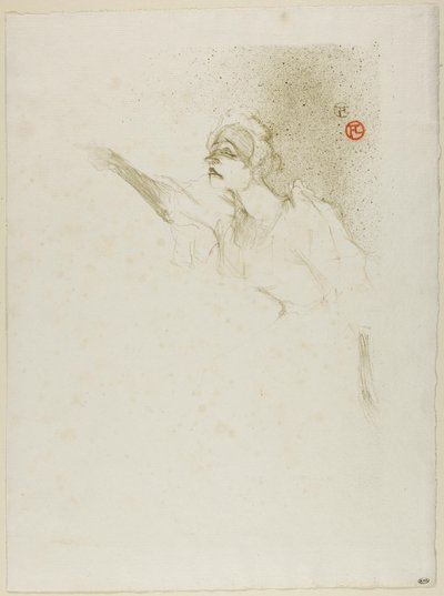 イヴェット・ギルバート 作： Henri de Toulouse-Lautrec