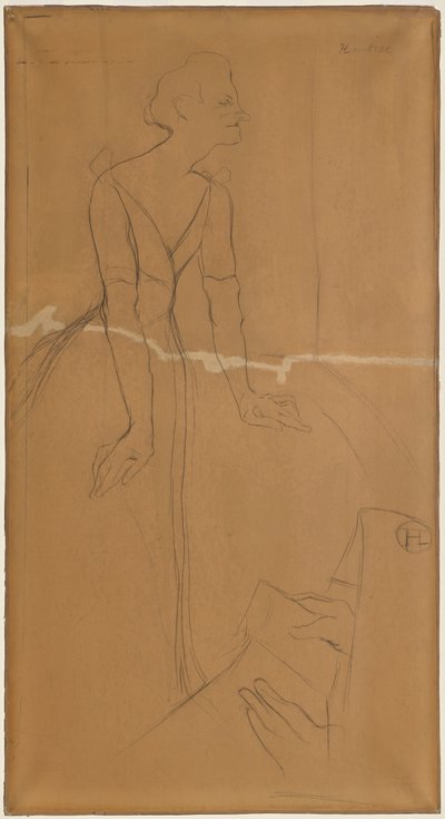 イヴェット・ギルバート 作： Henri de Toulouse-Lautrec