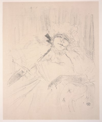イヴェット・ギルベール 作： Henri de Toulouse Lautrec
