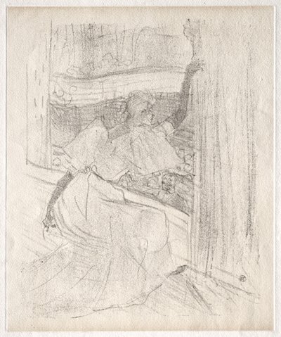 イヴェット・ギルバート: 聴衆に挨拶する 作： Henri de Toulouse-Lautrec