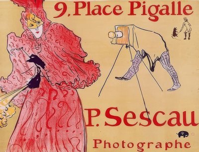 9. Place Pigalle-P. Sescau、写真家 作： Henri de Toulouse Lautrec