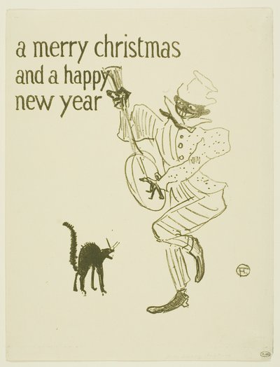 メリークリスマス 作： Henri de Toulouse Lautrec