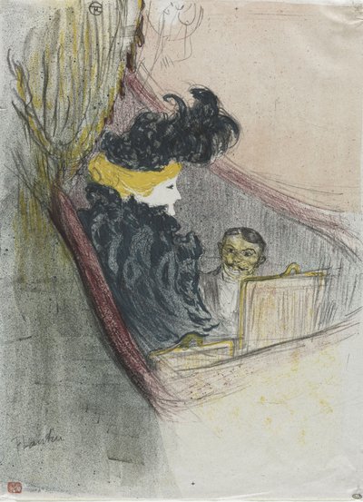 王女の牧歌、クララ区、1897 作： Henri de Toulouse Lautrec