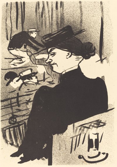 観客 観客、1893年。 作： Henri de Toulouse Lautrec