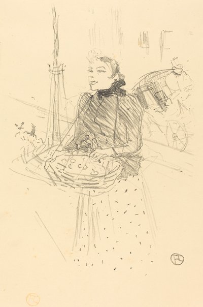 私の美しいスミレを買う 作： Henri de Toulouse Lautrec
