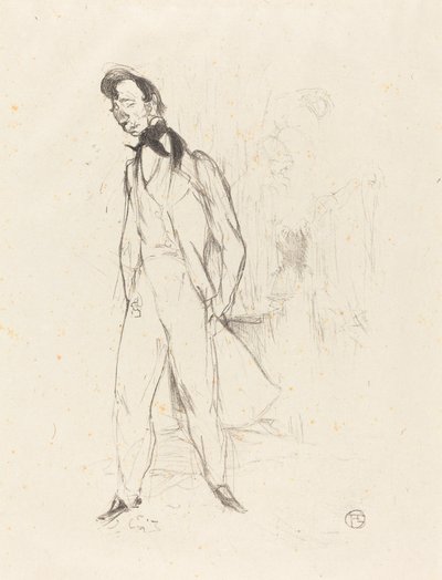 アドルフまたは悲しい若者 作： Henri de Toulouse Lautrec