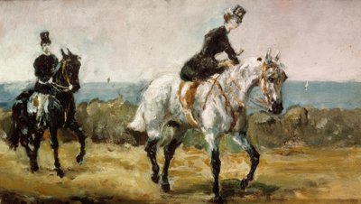 アマゾンに新郎が続く 作： Henri de Toulouse Lautrec