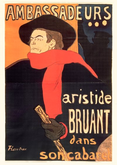 大使：アリスティド・ブラント、1892 作： Henri de Toulouse Lautrec