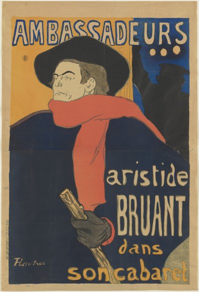 大使：アリスティド・ブラント、1892 作： Henri de Toulouse Lautrec