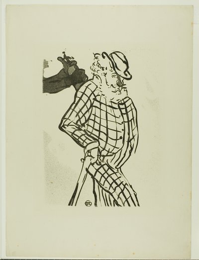 アメリカの歌手、「ル・カフェ・コンサート」より 作： Henri de Toulouse Lautrec