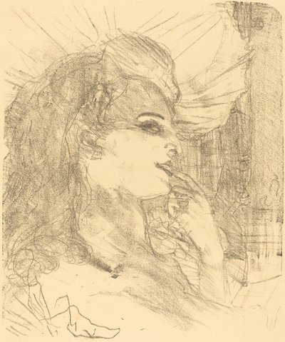 アンナ・ヘルド、1896年。 作： Henri de Toulouse Lautrec