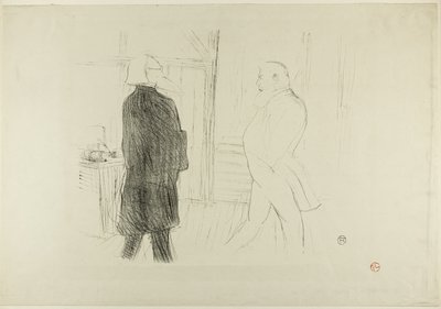 倒産のアントワーヌとジェミエ 作： Henri de Toulouse Lautrec