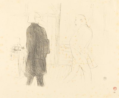 アントワーヌとジェミエ、『Une Faillite』、1894 年。 作： Henri de Toulouse Lautrec